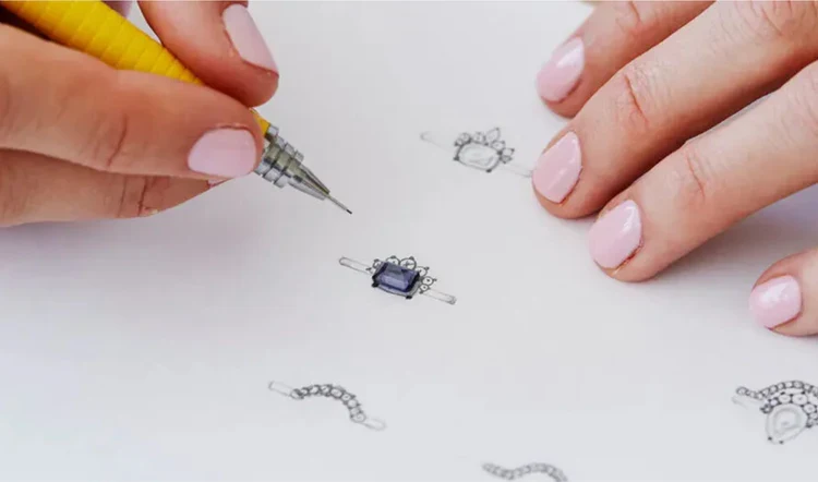 Bespoke jewellery design process